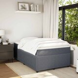  Krevet box spring s madracem tamnosivi 120 x 190 cm baršun | shoptok.hr