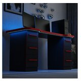 Hanah home gejming sto phoenix 3 black red