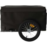 vidaXL Teretna prikolica za bicikl crna 45 kg željezna | shoptok.hr