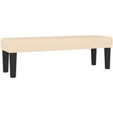 vidaXL Box spring postelja z vzmetnico krem 140x190 cm blago | Shoptok.si