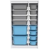 Hanah home višenamenska polica montana xs 2D4N8U white grey blue | ePonuda.com