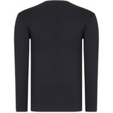 Dewberry DUAL SET T8588 ROUND COLLAR MEN'S SWEATSHIRT-WHITE-BLACK | Shoptok.si