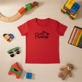 LITTLE PRINCESS Dečija majica Crvena 08 | ePonuda.com