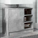 The Living Store Omarica za umivalnik betonsko siva 63x29x55 cm inženirski les - Omarica Za Umivalnik, (21436844) Cene