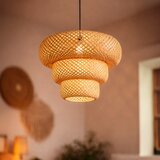 Viseći luster TULUM na kablu 1xE27/15W/230V bambus | Eponuda.com