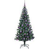 vidaXL Umjetna preddekorirana božićna jelka med 300 LED Zelena 180 cm | Shoptok.si