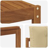  Set vanjskih sofa 7 pcs Prirodna i bež | shoptok.hr