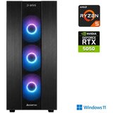 ANNI gaming namizni računalnik Gamer Optimal R5 Ryzen 5 9500F/16GB/1TB SSD/Windows 11 Home/RTX 5050/črna | Shoptok.si