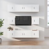  8-dijelni set TV ormarića bijeliod konstruiranog drva Cijene