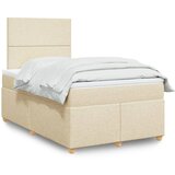  Krevet box spring s madracem krem 120 x 190 cm od tkanine | shoptok.hr