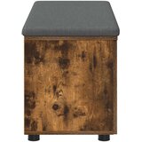 Klupa za hodnik s jastukom Dimljeni Hrast 100 x 38 x 46 cm | Eponuda.ba