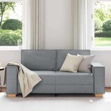 vidaXL Dvosjed Sofa Svijetlo siva 140 cm Tkanina | shoptok.hr