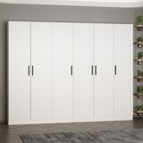 Hanah home Ormar Noah-8202, 270x210x35 cm, Bijeli Cijene