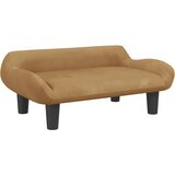  Krevet za pse smeđi 70x40x24 cm baršunasti | shoptok.hr
