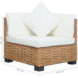  Kutna sofa od prirodnog ratana s jastucima | shoptok.hr
