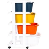 Modern Home ModernHome Ormarić na Kotačima s 4 Ladice 74 x 35,5 cm | shoptok.hr