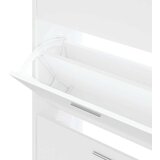 Ormarić za cipele bijeli 63x24x103 cm od konstruiranog drva | shoptok.hr