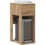 vidaXL Računalniški stolp s predalom artisan hrast 30x44x74 cm | Shoptok.si