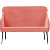  Klupa ružičasta 110 x 76 x 80 cm baršunasta | Eponuda.com