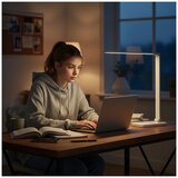 Brilagi LED dodirna prigušiva stona lampa sa bežičnim QI punjenjem LED/7W/5V 3000/4000/6000K bela | Eponuda.com