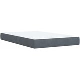  Krevet box spring s madracem tamnosivi 120 x 190 cm baršun | shoptok.hr
