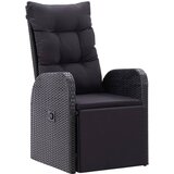  9-dijelni vrtni blagovaonski set s jastucima crni od poliratana | shoptok.hr