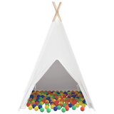  Teepee šator Bijelo 120 x 120 x 150 cm Tkanina i plastika | shoptok.hr