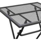  3-dijelni vrtni blagovaonski set ekspandirani metal antracit | shoptok.hr
