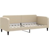 vidaXL Raztegljiva postelja krem 80x200 cm blago, (20792319) Cene