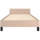  Okvir za krevet s uzglavljem cappuccino 90x200 cm umjetna koža | shoptok.hr