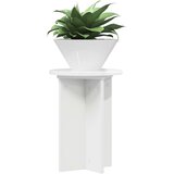  Stalak za biljke 2 pcs Bijela visokog sjaja Ø29 5 x 40 cm | shoptok.hr
