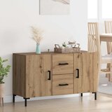  Kreveta Umjetnički hrast 100 x 36 x 60 cm Konstruirano drvo | shoptok.hr