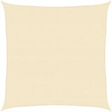vidaXL Jedro za zaštitu od sunca 160 g/m² krem 6 x 6 m HDPE | shoptok.hr