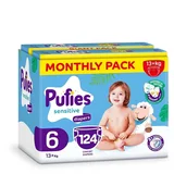pelene veličina 6 (13+kg) mesečni box, 124kom