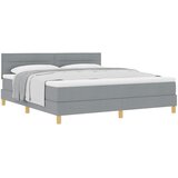  Krevet s opruga kutije Svijetlo siva 180 x 200 cm tkanina | shoptok.hr