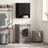 vidaXL Omarica na steni Črni hrast 60 x 31 x 70 cm Konstruiran les | Shoptok.si