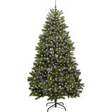  Umjetno božićno drvce 240 cm 300 LED lampica Topla bijela | shoptok.hr