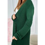 Kesi Long cardigan dark green | shoptok.hr