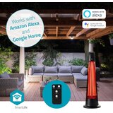 Nedis HTPA21BKW - spoljni grejač smartlife 600/1200W/230V wi-fi tuya IP24 | Eponuda.com