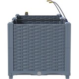  Vrtna saksija 2 pcs Svijetlo siva 80 x 40 x 37,5 cm Plastika | Eponuda.ba
