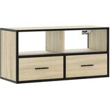  TV ormarić Sonoma hrast 80x31x39,5 cm Konstruirano drvo i metal | shoptok.hr