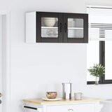  Zidni stakleni ormarić LUCCA Crna 80 x 31 x 40 cm | Eponuda.ba