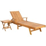  Suncobran s stolom 2 pcs Smeđa 40 x 40 x 40 cm Čvrsto teak drvo | Eponuda.ba