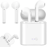  2u1 Bluetooth 5.0 bežične bijele slušalice i power bank