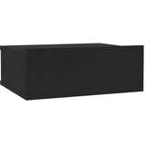 The Living Store Stenska nočna omarica črna 40x30x15 cm inženirski les - Stenska Nočna Omarica, (21420897) | Shoptok.si