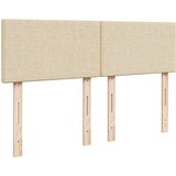  Krevet s oprugama i madracem krem 140x200 cm od tkanine | shoptok.hr