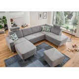 XORA SEDEŽNA GARNITURA, šenilja krem barve, bela | Shoptok.si