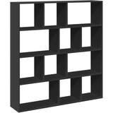 Maison Chic Knjižna omara - Knjižni regal črna 132x29x141,5 cm inženirski les, (21724713) Cene