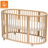 Stokke otroška posteljica sleepi™ bed natural z vzmetnico in rjuho white Cene