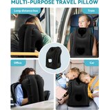 JEFDIEE Napihljiva ergonomska blazina za vrat za udobno potovanje | Shoptok.si